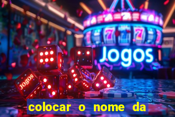 colocar o nome da pessoa no congelador
